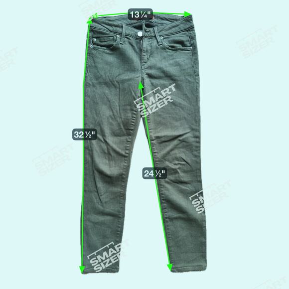 Joe’s Flawless The Vixen Skinny Ankle Jeans Sassy Green 25 Edgy Skater Holiday - Picture 6 of 6